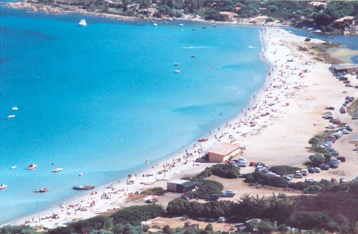 La spiaggia di Porto Taverna 